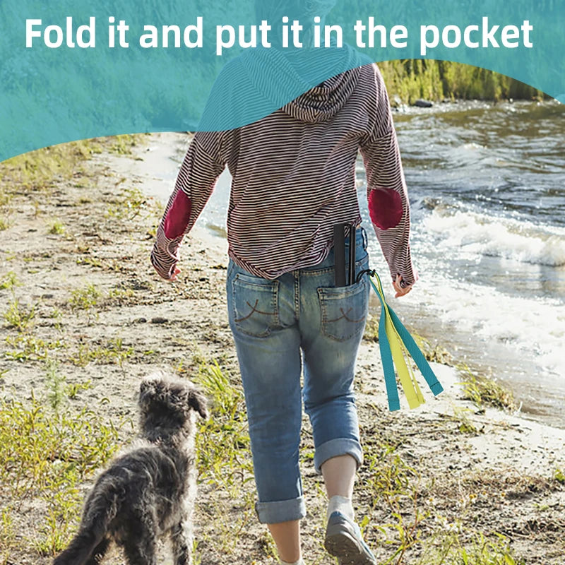 Dog Interactive Flirt Pole Toys Durable Interactive Toy Outdoor Activities Dog Training Toys Pet Supplies Pet Throwing Toy