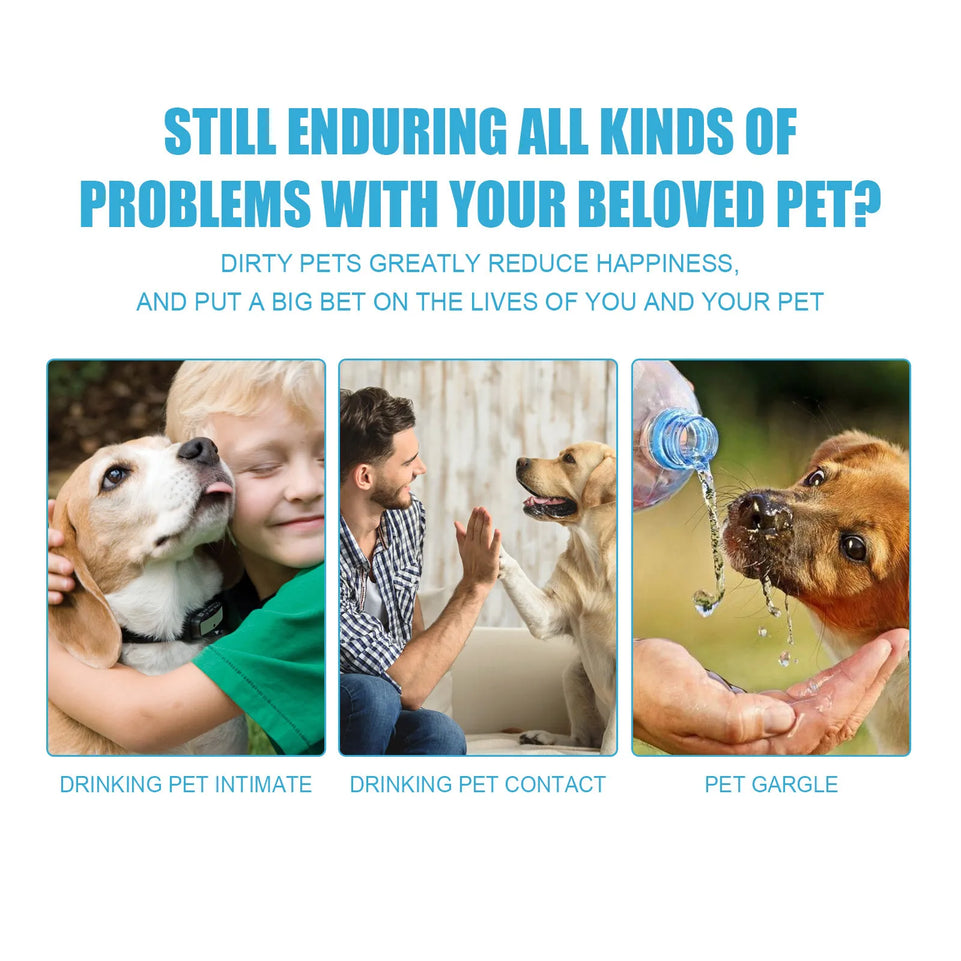 Pet Oral Care Toothpaste–Cleans Tartar&Plaque for Dogs,Freshens Breath&Deodorizes Mouth,Prevents Tartar,Edible for Cats&Dogs