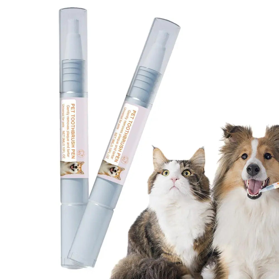 Pet Teeth Cleaning Pen Pet Dental Pen dog Toothbrush Pen Fresh Breath Tooth Whitening Cat Teeth Refreshing Pen pet supplies