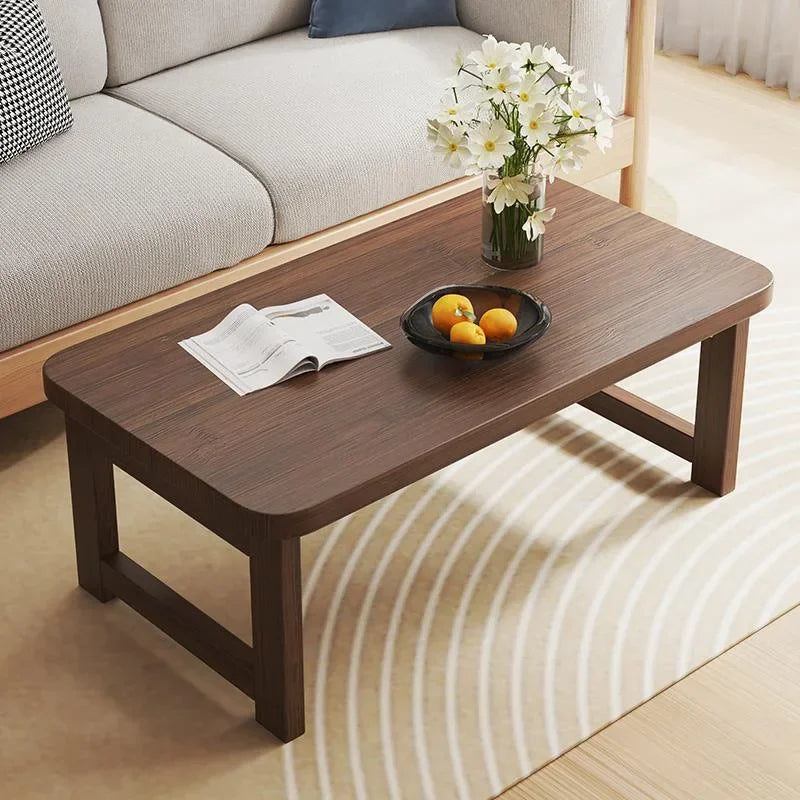 Folding End Table Family Living Room Small Coffee Table Bedroom Low Side Table Balcony Window Simple Multifunction Furniture