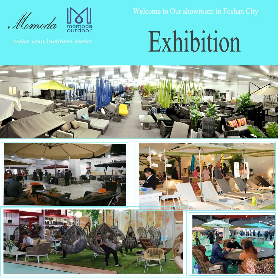 Modern Outdoor Furniture Set Waterproof Fire Pit with Teak Wooden Bench & Rattan Aluminum Cast Sofa Garden Living Room Hotels