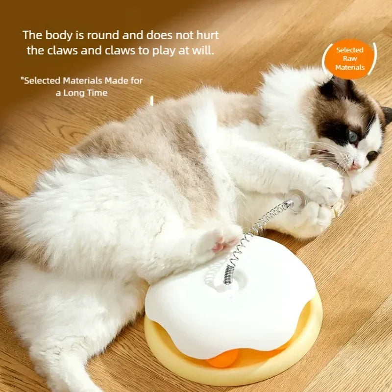 Pet Interactive Leakage Ball - Cat Turntable Toy - Food Dispenser for IQ Training for Dogs and Cats Pet Products Accessories