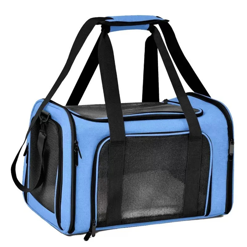Pet Cat Charters Carry Bags Out Portable Large Capacity Pet Supplies Breathable Folding Large Space