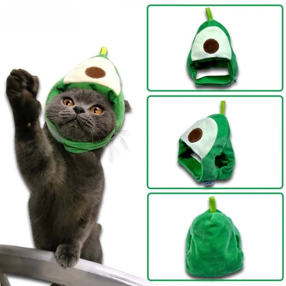 Pet Hat Cute Fruit Shape Soft Comfortable Kawaii Puppy Kitten Costume Cat Funny Cap Animal Accessories
