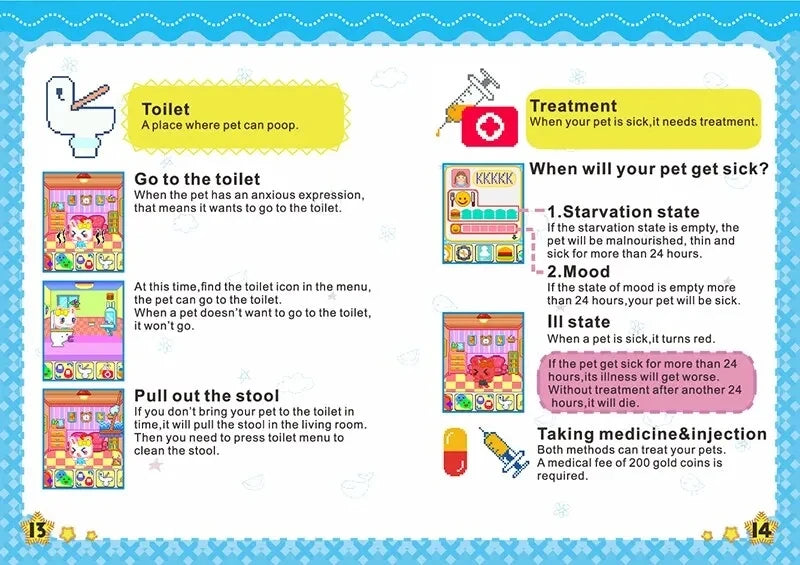 Tamagotchi Electronic Virtual Pet With Color Screen Game Pocket Interactive Virtual Pet Dating Game Machine Kids Game Toys Girls