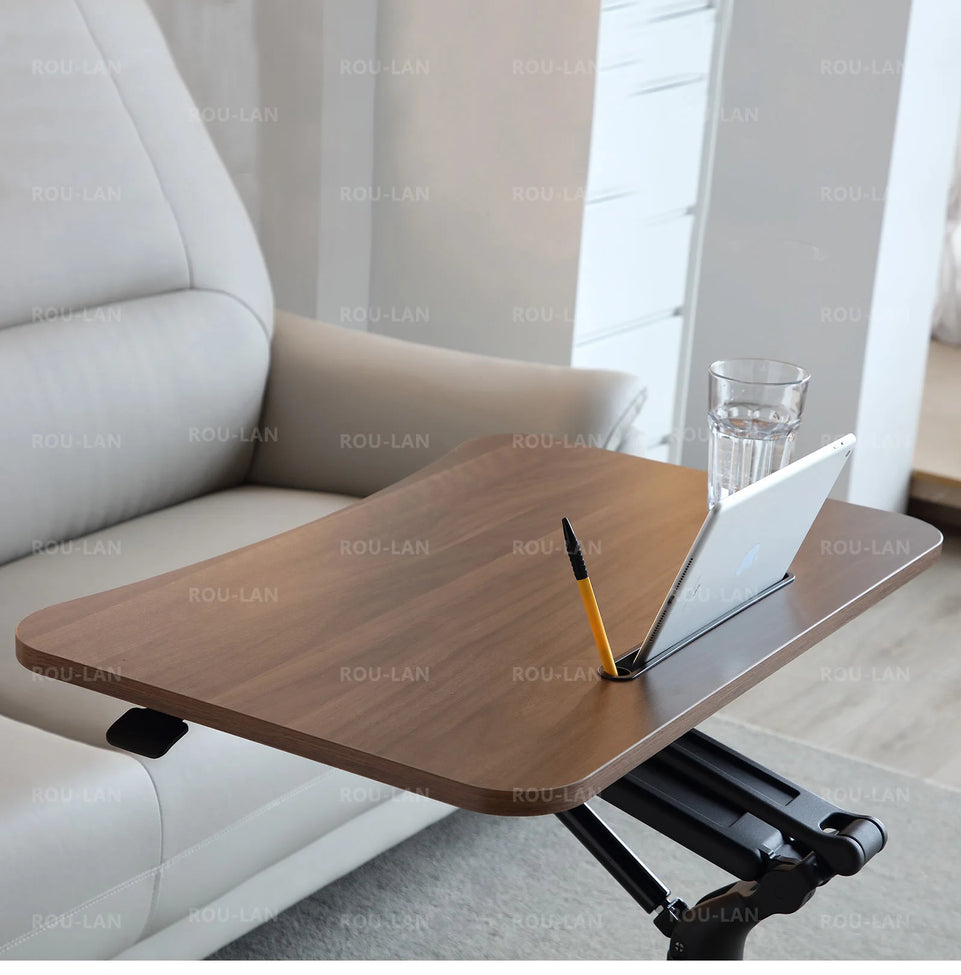 Pneumatic Lifting Table Standing Minimalist Conference Room Podium Table Sofa Bedside Movable Desk Business Classroom Lectern