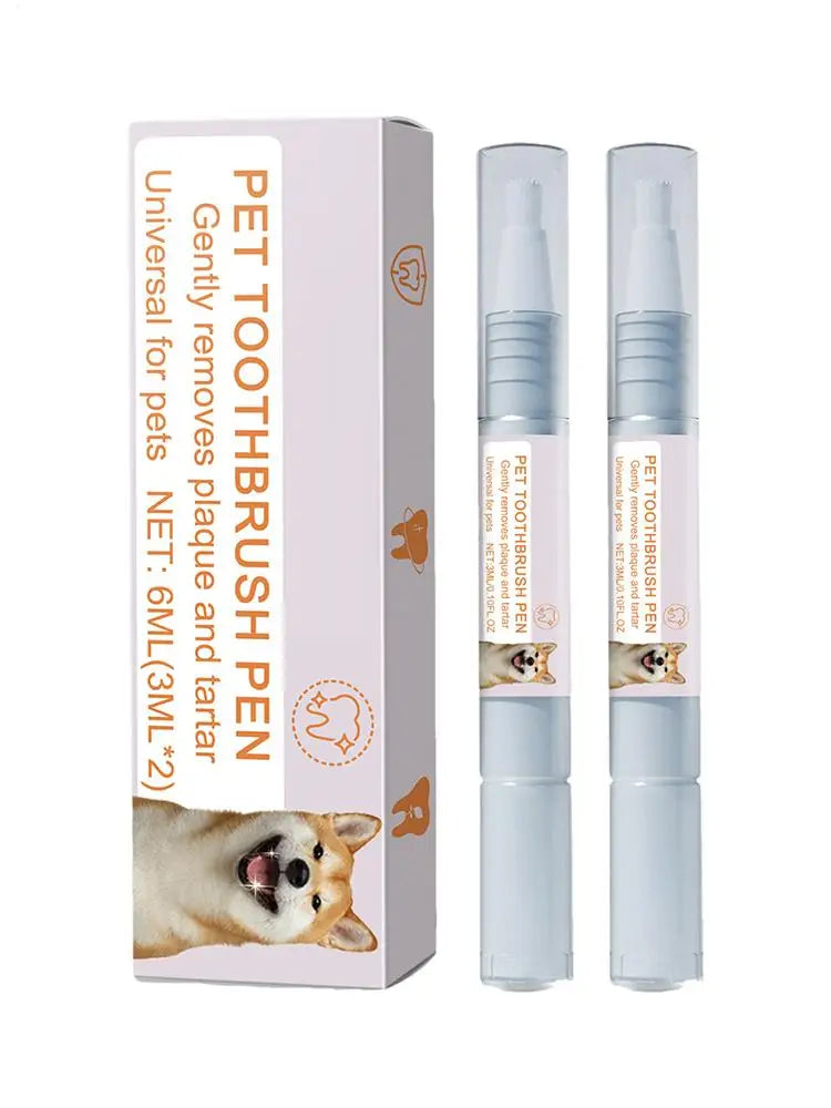 Pet Teeth Cleaning Pen Pet Dental Pen dog Toothbrush Pen Fresh Breath Tooth Whitening Cat Teeth Refreshing Pen pet supplies