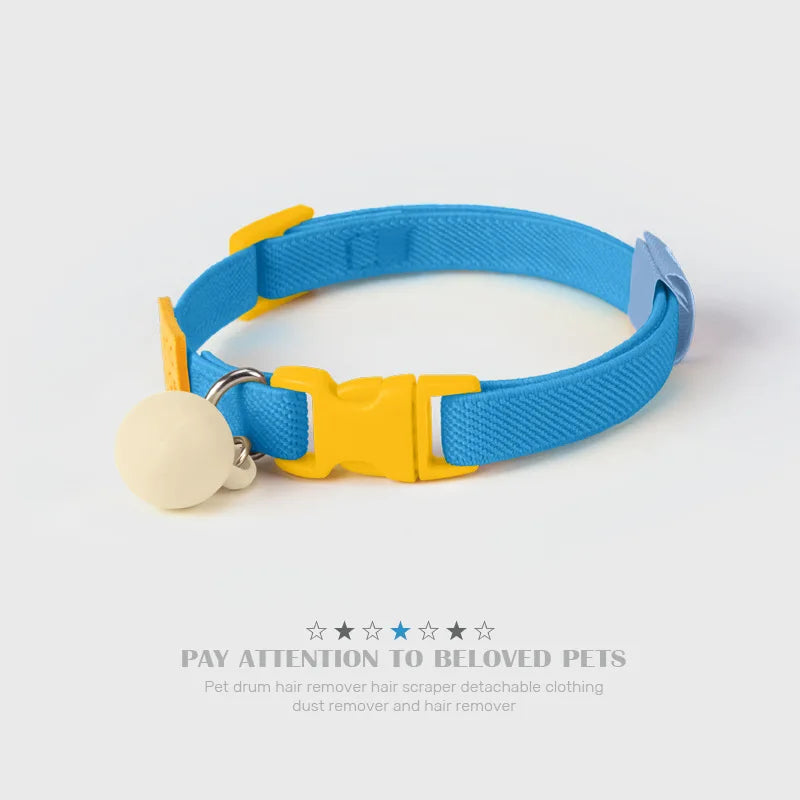 Safety and Fashion Accessories Pet Collar Anti-length Adjustable High Elastic Cat Necklace Dog Collar Accessories Pet Supplies
