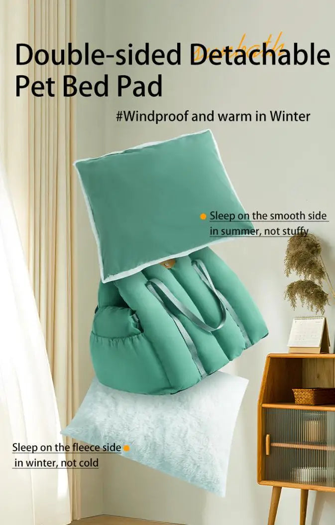 2 in 1 Pet Travel with Dog Car Seat Car Safety for Puppy Cat- Portable Dog Carrier Cat Travel Bags, Durable Cat Carriers & Bags