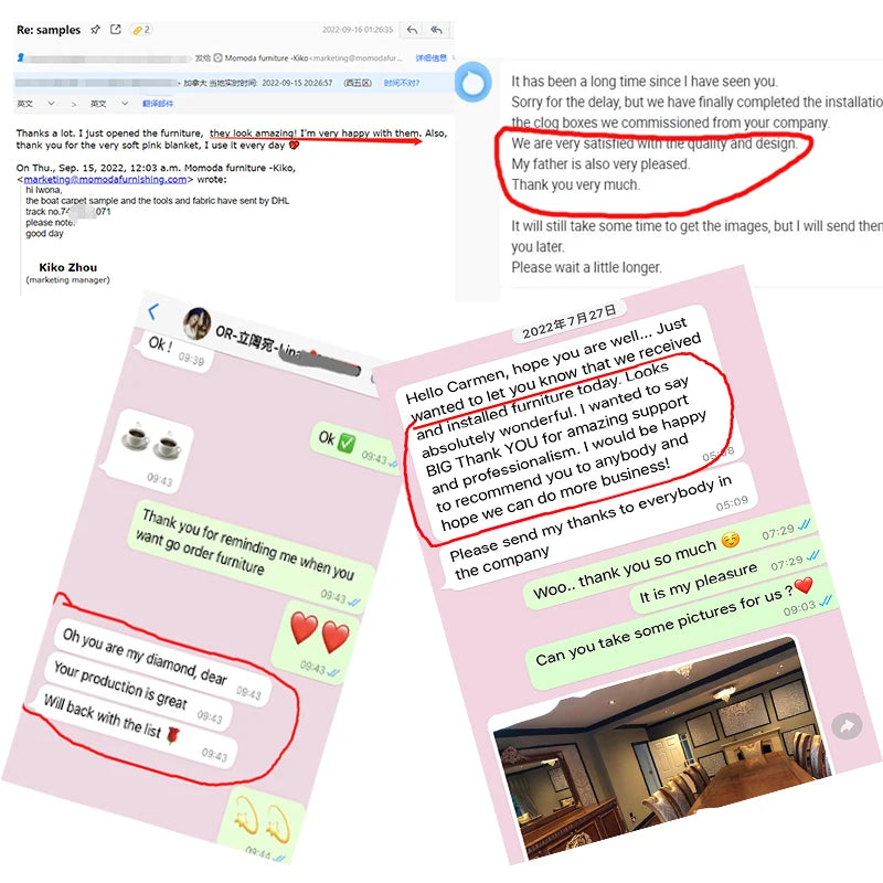 Modern Outdoor Furniture Set Waterproof Fire Pit with Teak Wooden Bench & Rattan Aluminum Cast Sofa Garden Living Room Hotels