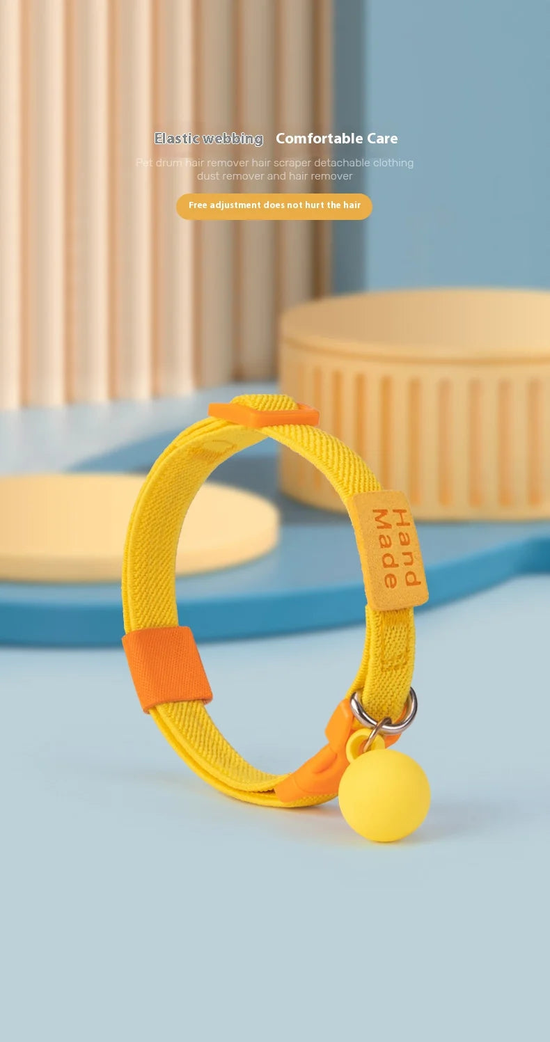 Safety and Fashion Accessories Pet Collar Anti-length Adjustable High Elastic Cat Necklace Dog Collar Accessories Pet Supplies
