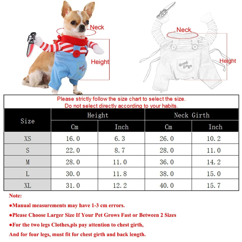 Cosplay Halloween Pet Costume For Small Medium Dogs Cats Funny Party Kitty Puppy Pet Jumpsuits Cute Pug Chihuahua Sphynx Clothes