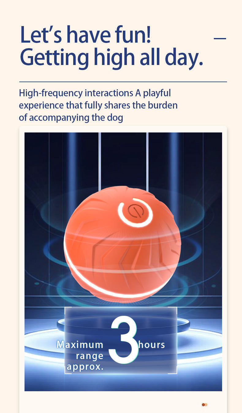 Pet Intelligent Gravity Bouncing Ball Dog Interactive Electric Smart Rolling Ball Dog Jumping Ball Pet Relaxation Sports Toys