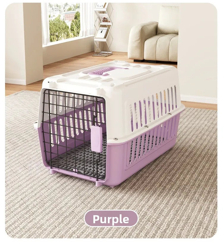 Portable Pet Travel Cage  Carrier Medium Small Dog ip Bag Portable Outing Cage Pet Supplies Dog Cage