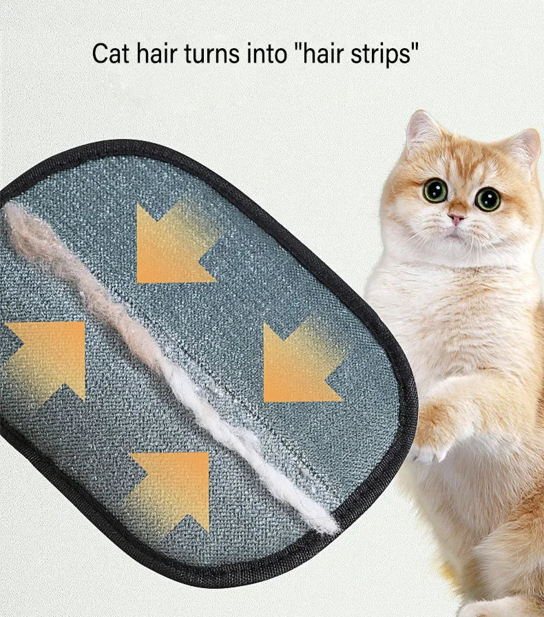 Pet Grooming Gloves Static Dedusting Brush Pet Hair Remover Brush Removing Dog Cat Hair From Sofa Carpet Clothes Pet Products