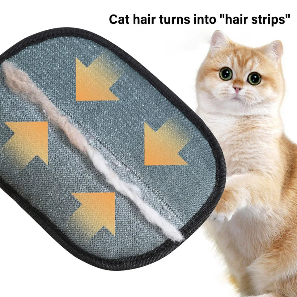 Pet Grooming Gloves Static Dedusting Brush Pet Hair Remover Brush Removing Dog Cat Hair From Sofa Carpet Clothes Pet Products