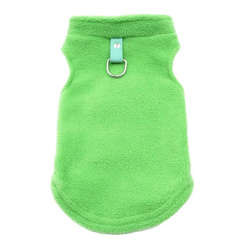 Fashion Dog Clothing Autumn and Winter Small Pet Clothes Thickening Warm Solid Color Two-Feet Hooded Weater Casual Pet Products