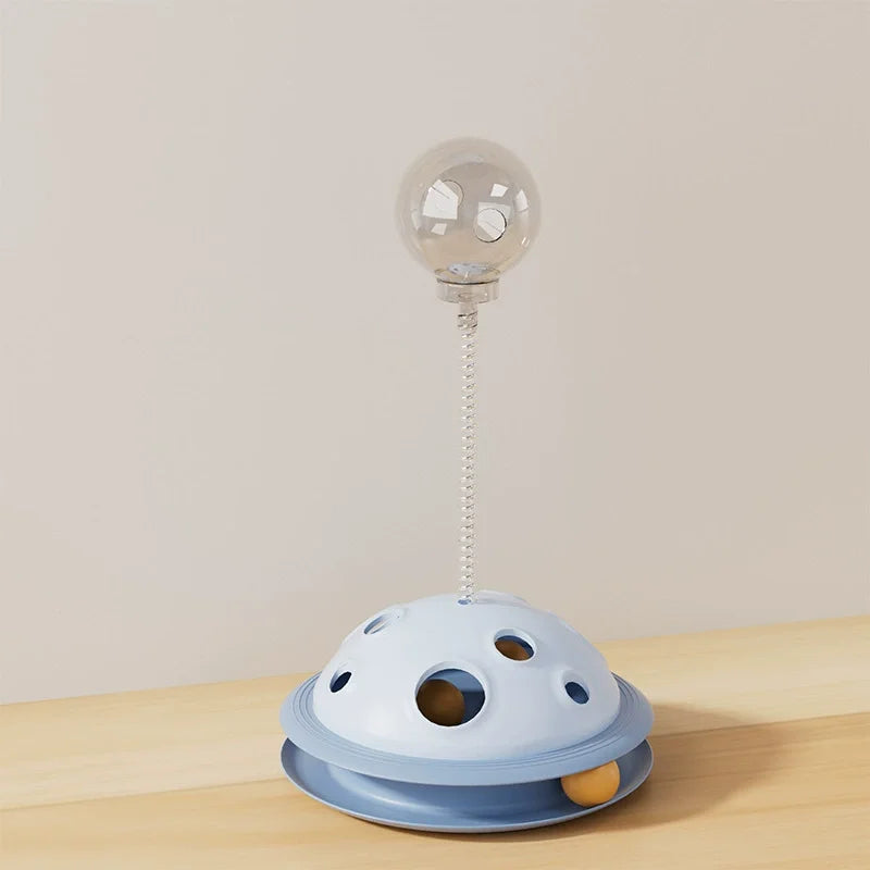 Pet Interactive Leakage Ball - Cat Turntable Toy - Food Dispenser for IQ Training for Dogs and Cats Pet Products Accessories