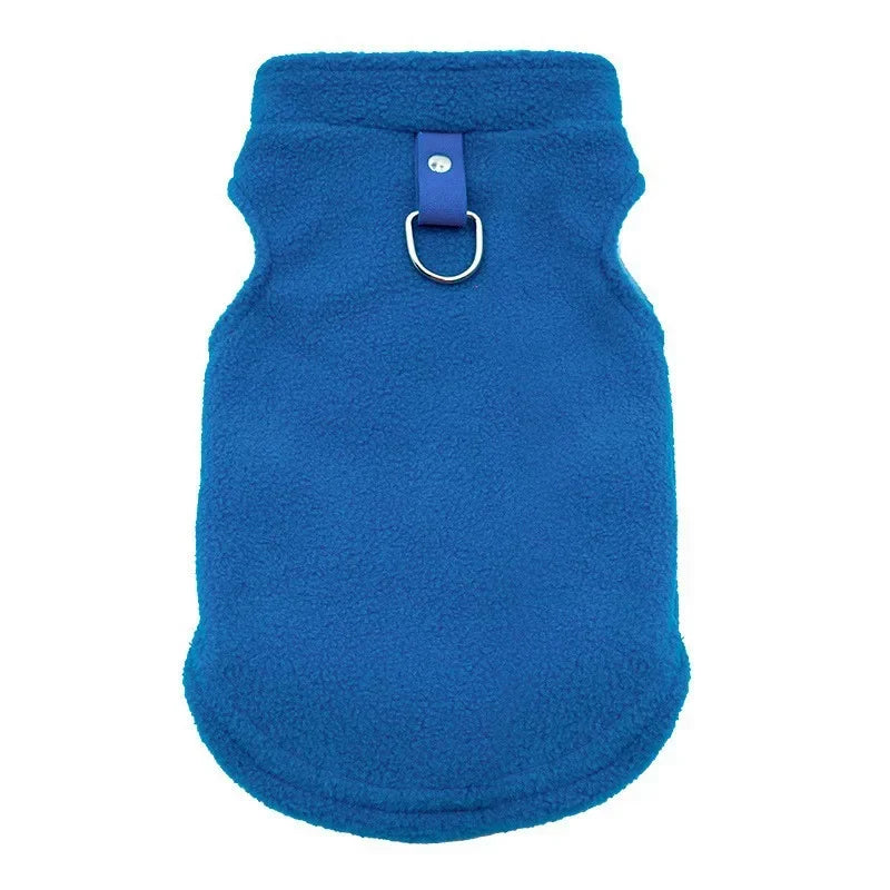 Fashion Dog Clothing Autumn and Winter Small Pet Clothes Thickening Warm Solid Color Two-Feet Hooded Weater Casual Pet Products