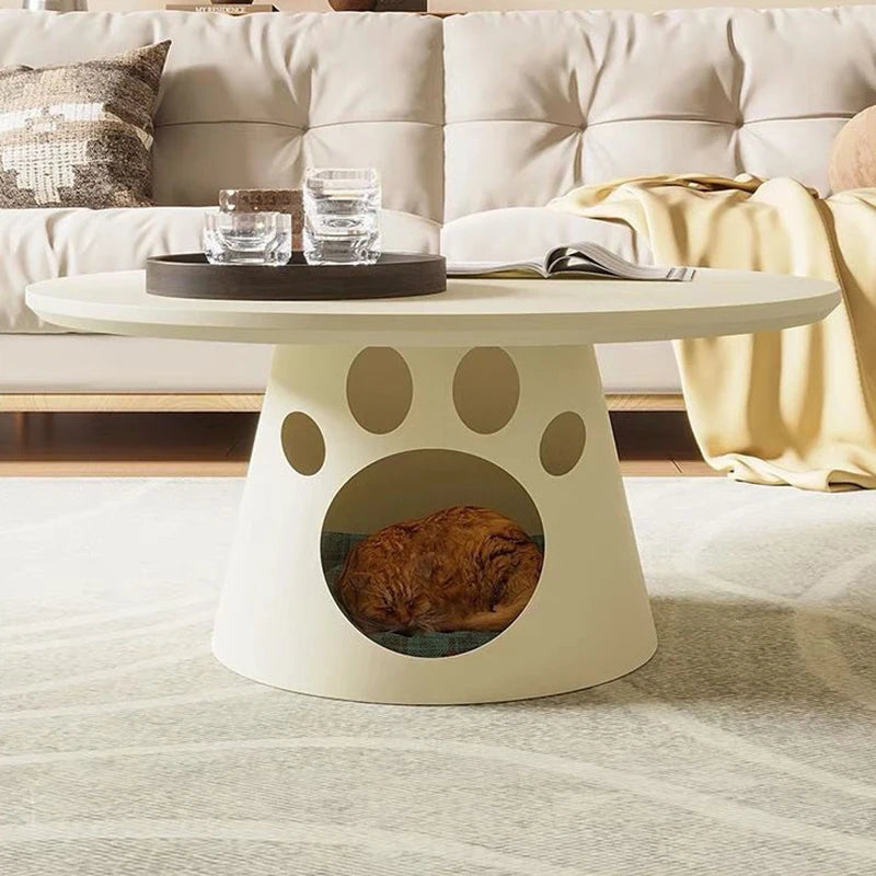 Pet Nest Coffee Table Luxury Modern Living Room Tee Table Creative Design Tables Nordic Interior Furniture Tables Art Decoration