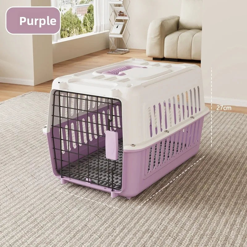 Portable Pet Travel Cage  Carrier Medium Small Dog ip Bag Portable Outing Cage Pet Supplies Dog Cage
