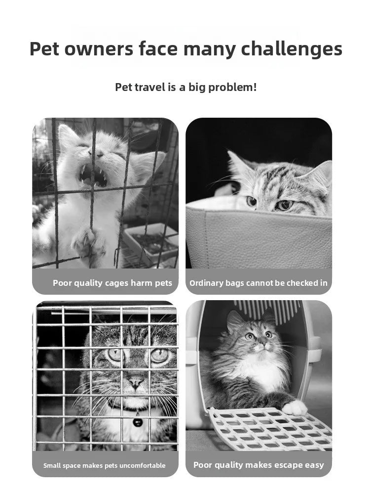 Portable Pet Travel Cage  Carrier Medium Small Dog ip Bag Portable Outing Cage Pet Supplies Dog Cage