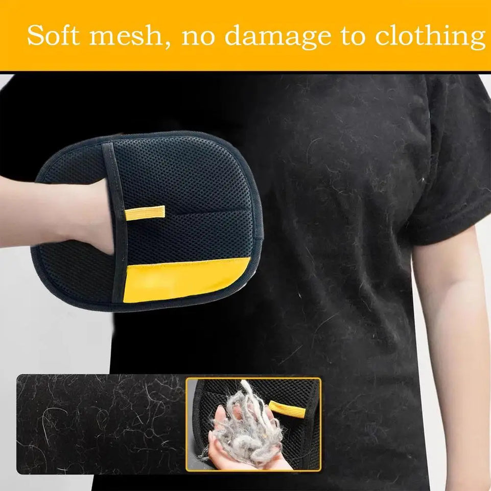 Pet Hair Removal Gloves Dog Grooming Gloves Lanyard Design Pet Cleaning Tool for Dogs Cats Rabbits and Other Animals