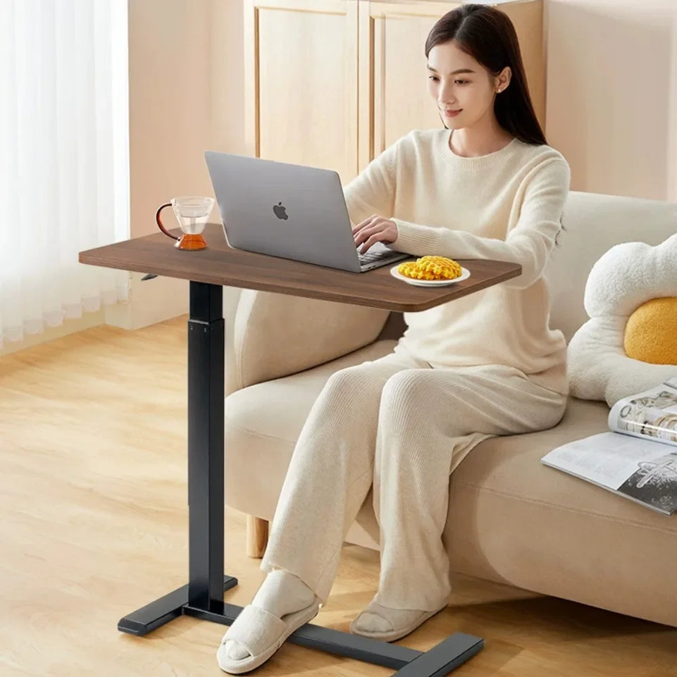 Mobile Bedside Table Household Office Desk Bedroom Folding Tables Portable Minimalist Folding Portable Workbench Learning Desk