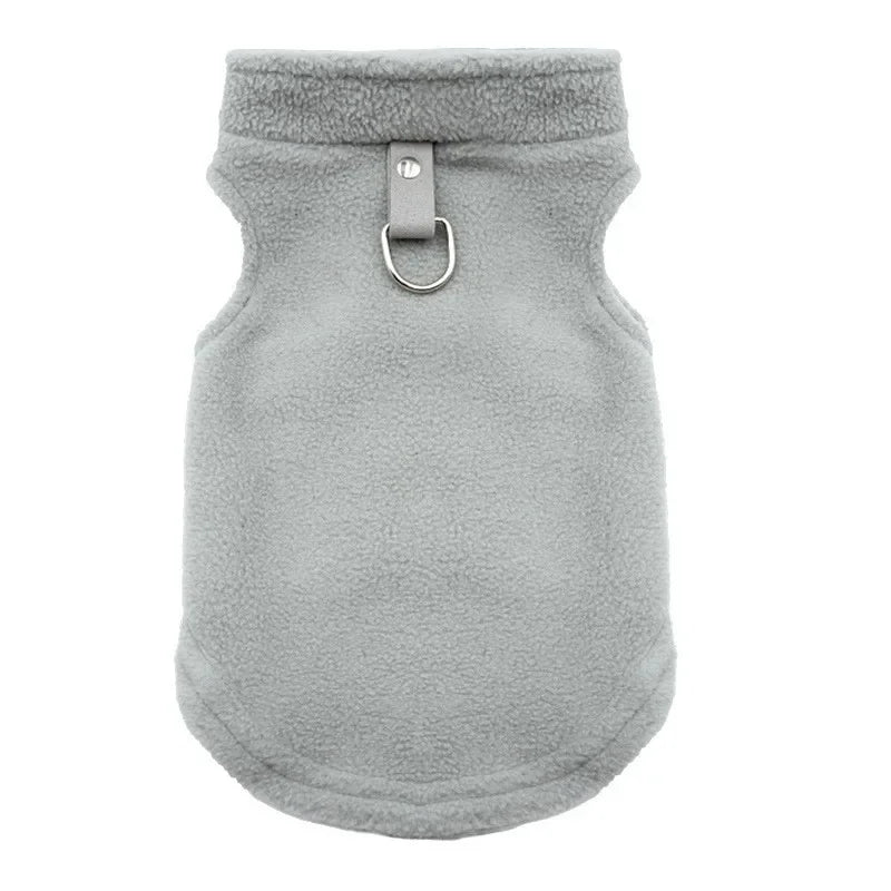 Fashion Dog Clothing Autumn and Winter Small Pet Clothes Thickening Warm Solid Color Two-Feet Hooded Weater Casual Pet Products