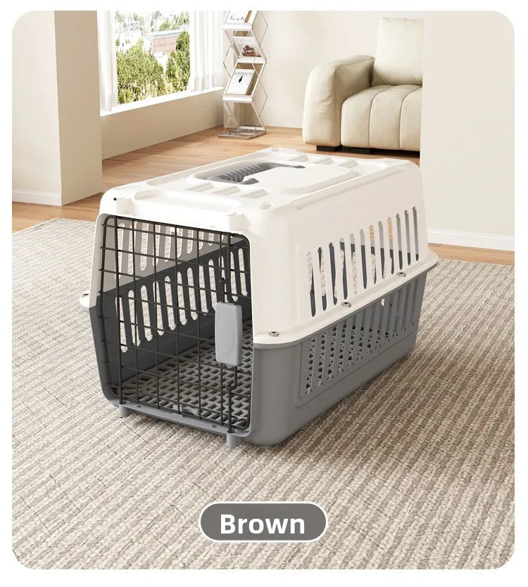 Portable Pet Travel Cage  Carrier Medium Small Dog ip Bag Portable Outing Cage Pet Supplies Dog Cage