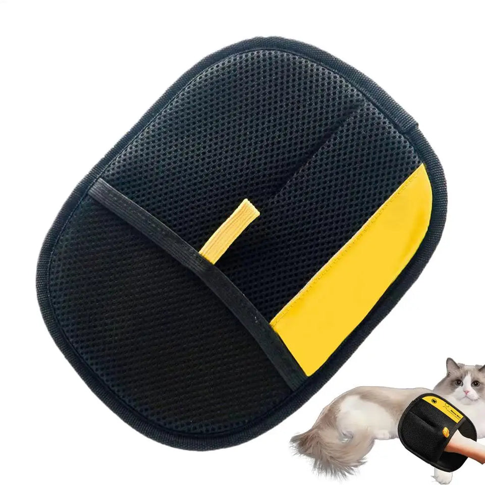 Pet Hair Removal Gloves Dog Grooming Gloves Lanyard Design Pet Cleaning Tool for Dogs Cats Rabbits and Other Animals