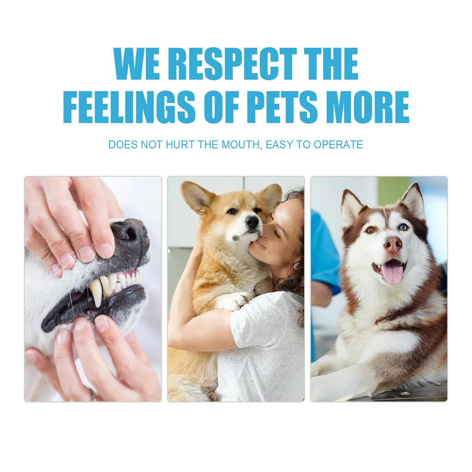 Pet Oral Care Toothpaste–Cleans Tartar&Plaque for Dogs,Freshens Breath&Deodorizes Mouth,Prevents Tartar,Edible for Cats&Dogs