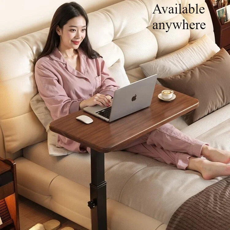 Mobile Bedside Table Household Office Desk Bedroom Folding Tables Portable Minimalist Folding Portable Workbench Learning Desk