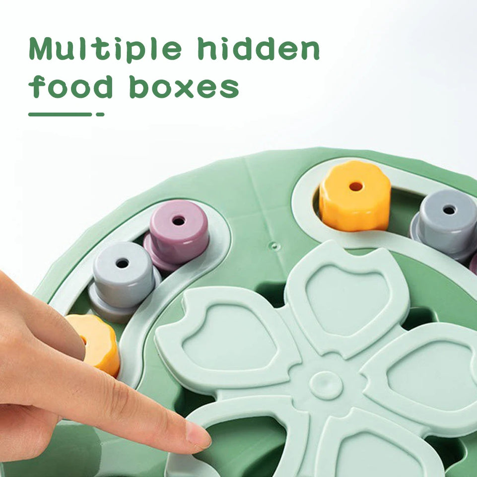 Pet Cat Interactive Puzzle Toys NonSlip Bowl Food Dispenser Slow Feeder Slowly Eating Pet Cat Dogs Training Game Pet Supplies