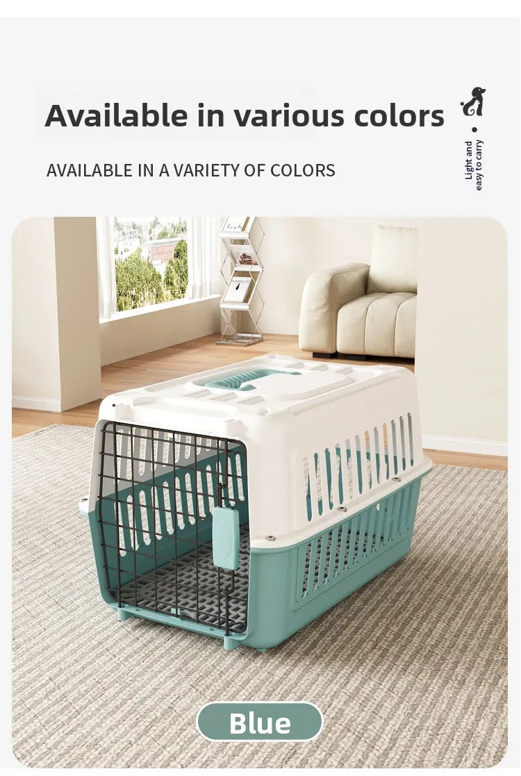 Portable Pet Travel Cage  Carrier Medium Small Dog ip Bag Portable Outing Cage Pet Supplies Dog Cage
