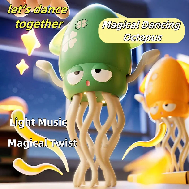 Interactive Dancing Octopus Kid Electronic Pet Toy Cartoon Moving Education Toddler Gift - Fun Developmental Play for Kids