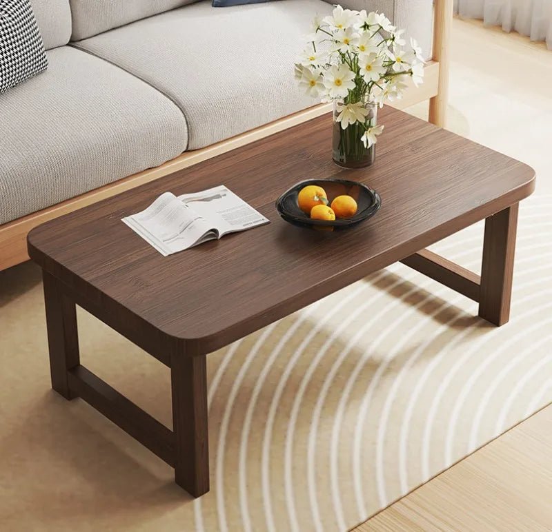 Folding End Table Family Living Room Small Coffee Table Bedroom Low Side Table Balcony Window Simple Multifunction Furniture