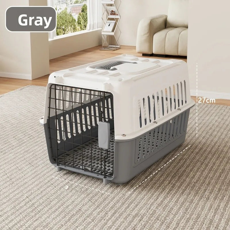 Portable Pet Travel Cage  Carrier Medium Small Dog ip Bag Portable Outing Cage Pet Supplies Dog Cage