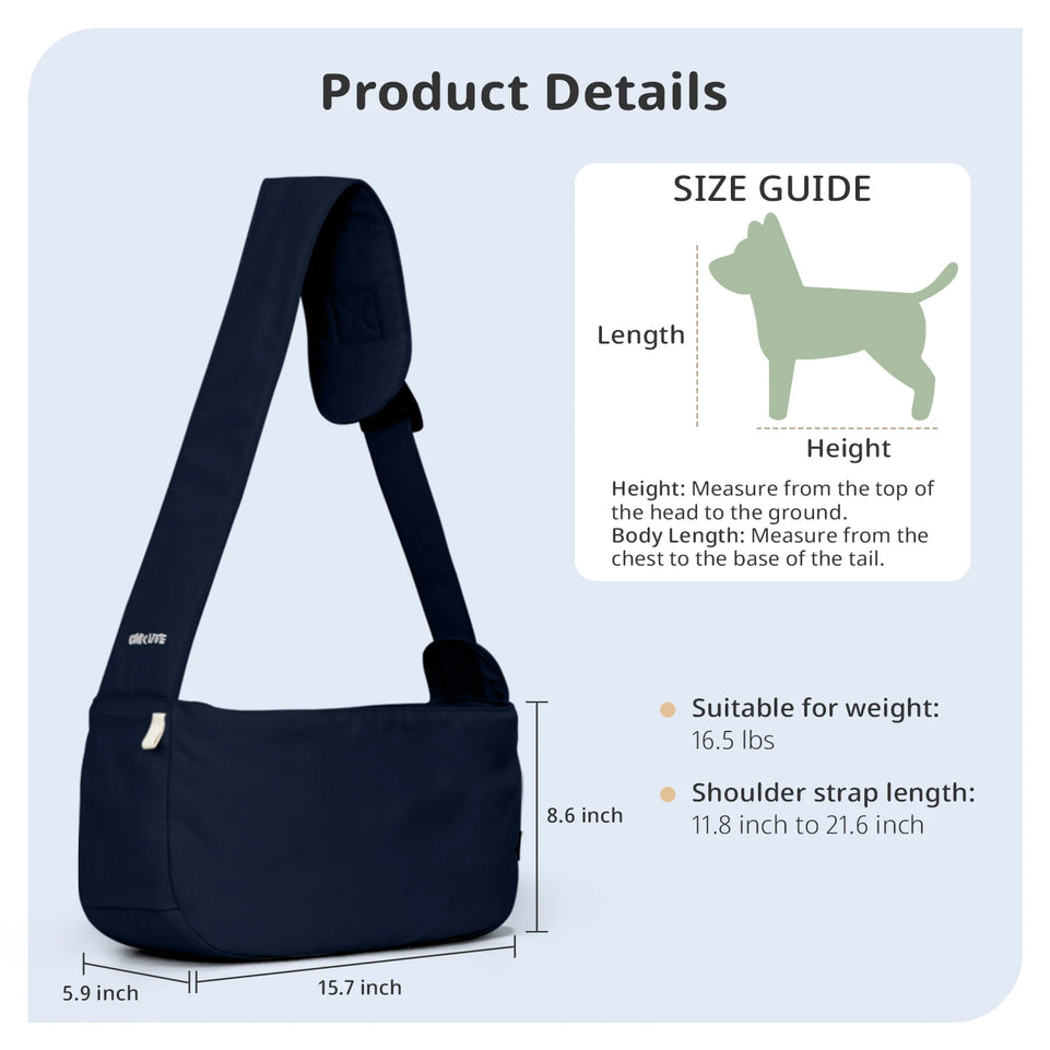 ONECUTE Airline Approved Pet Carrier Backpack for Small Dogs Cats, Foldable Travel Tote for Chihuahua Yorkshire Puppy, Vet Visit
