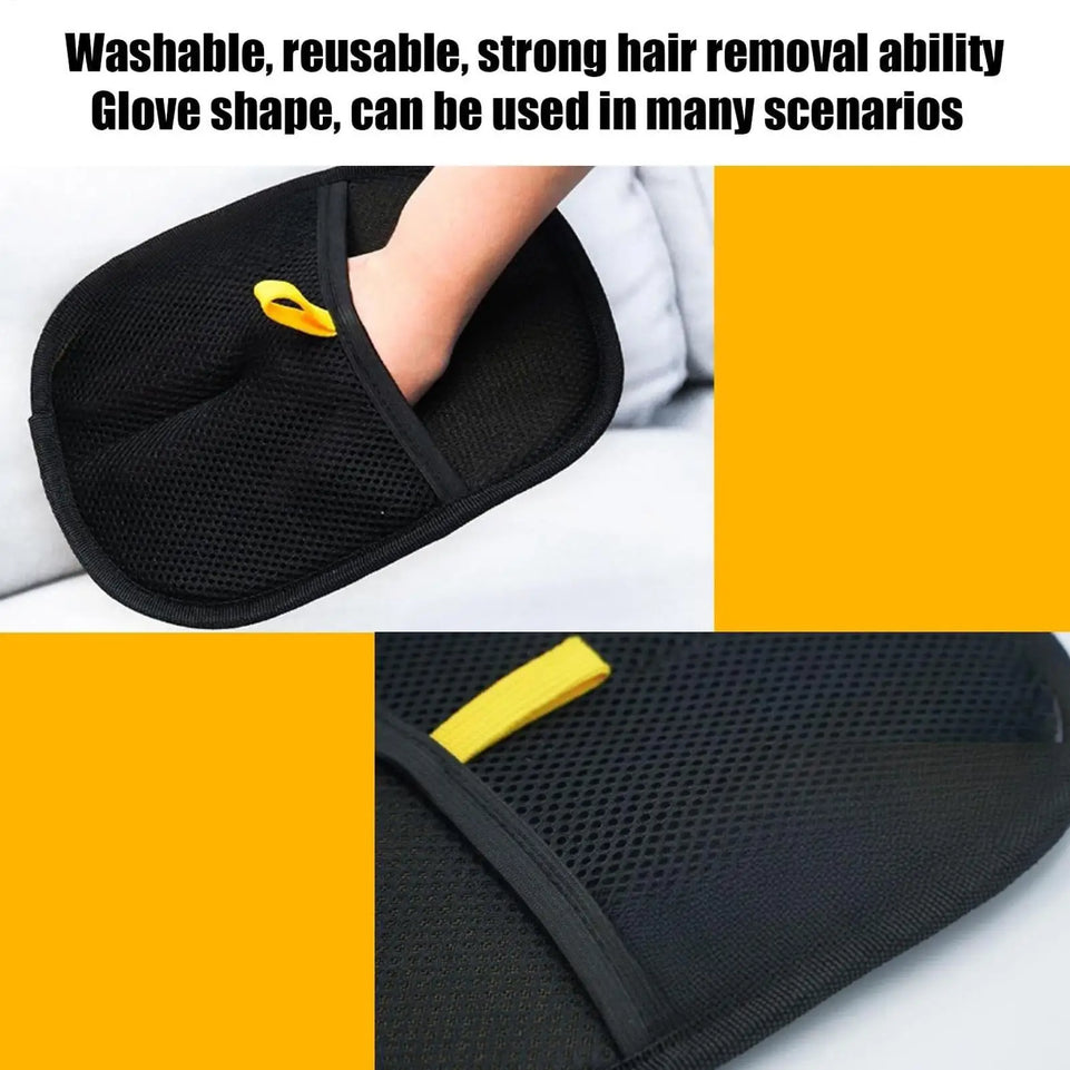 Pet Grooming Gloves Static Removal Gloves Pet Hair Double-Sided Pet Gloves for Washing Deshedding Grooming Versatile Pet Gloves
