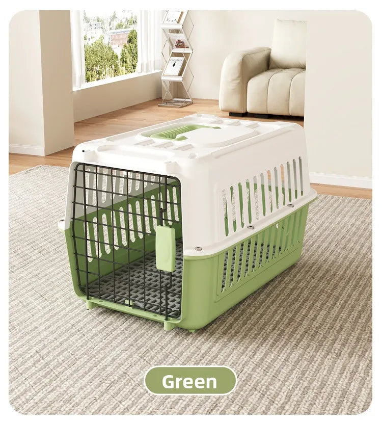 Portable Pet Travel Cage  Carrier Medium Small Dog ip Bag Portable Outing Cage Pet Supplies Dog Cage
