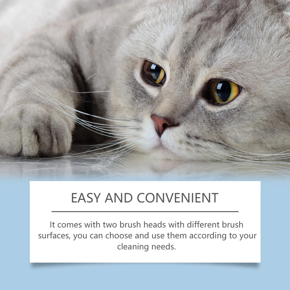 Pet Dental Care Kit for Dogs and Cats Teeth Cleaning Set Toothbrush 30ml Oral Solution Tartar Control Fresh Breath Gentle Hygien